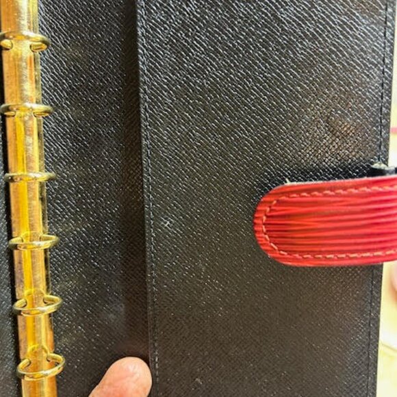EXCELLENT CONDITION AUTH LV RED EPI AGENDA PM PLANNER COVER R20057 - Picture 6 of 7